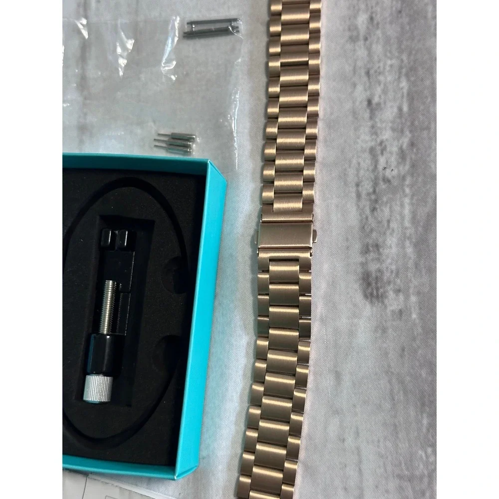 FINTIE Metal Watch Band Strap Rose Gold Stainless Steel Replacement Bracelet‎